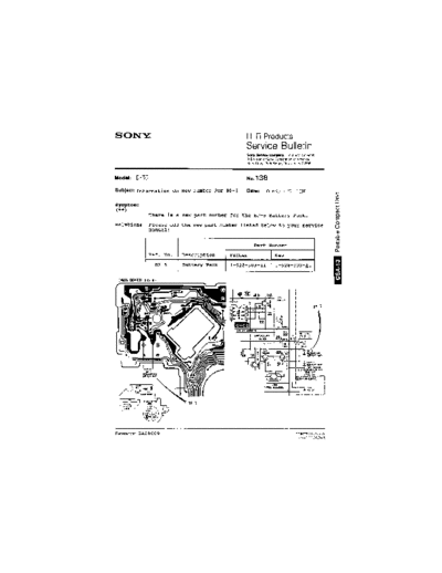 Sony HFP0138  Sony HiFi Service Bulletin HFP0138.PDF