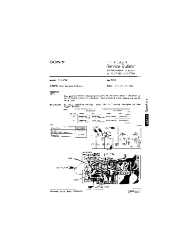 Sony HFP0163  Sony HiFi Service Bulletin HFP0163.PDF