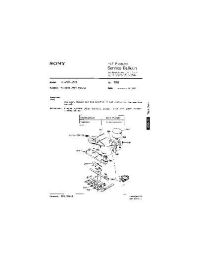 Sony HFP0168  Sony HiFi Service Bulletin HFP0168.PDF