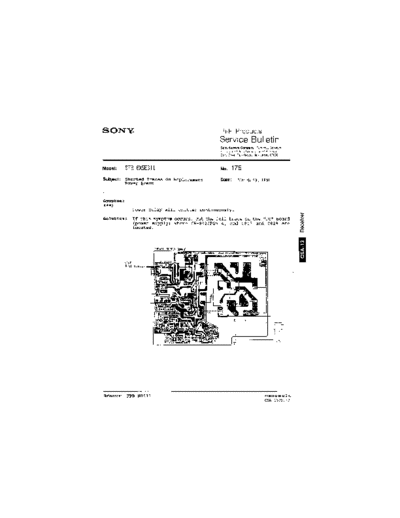 Sony HFP0175  Sony HiFi Service Bulletin HFP0175.PDF