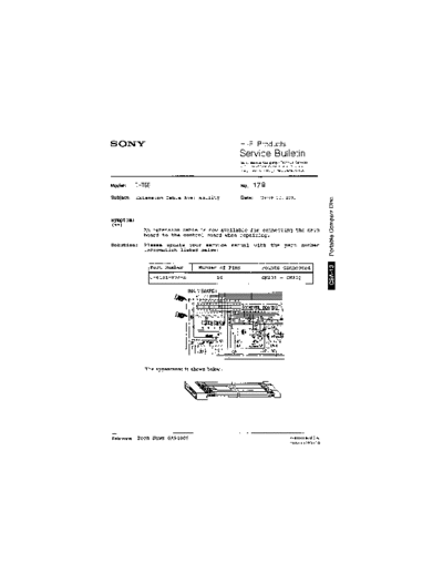 Sony HFP0179  Sony HiFi Service Bulletin HFP0179.PDF