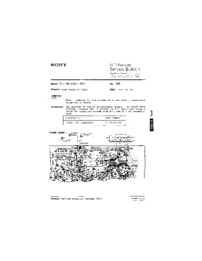 Sony HFP0188  Sony HiFi Service Bulletin HFP0188.PDF