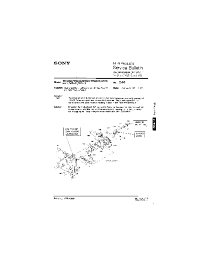 Sony HFP0246  Sony HiFi Service Bulletin HFP0246.PDF
