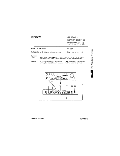 Sony HFP0251  Sony HiFi Service Bulletin HFP0251.PDF
