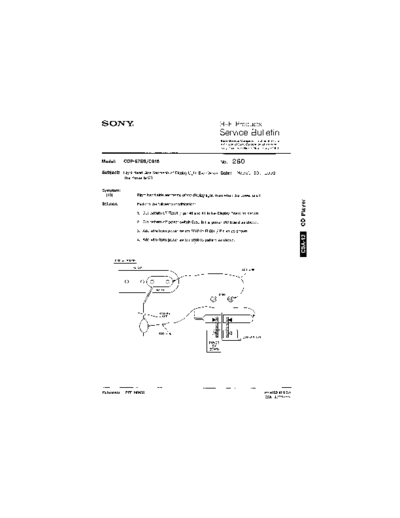 Sony HFP0260  Sony HiFi Service Bulletin HFP0260.PDF