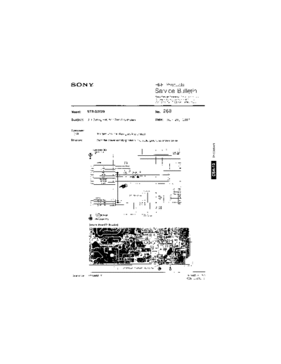 Sony HFP0268  Sony HiFi Service Bulletin HFP0268.PDF