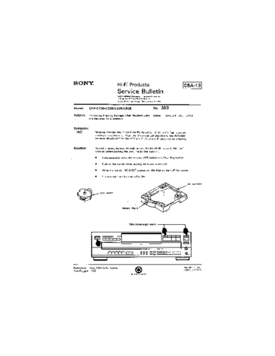 Sony HFP0353  Sony HiFi Service Bulletin HFP0353.PDF