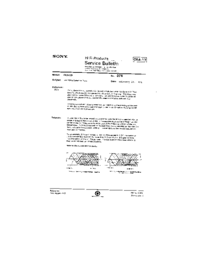 Sony HFP0374  Sony HiFi Service Bulletin HFP0374.PDF