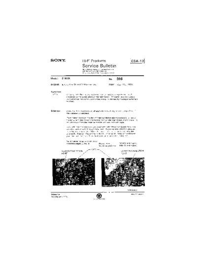 Sony HFP0395  Sony HiFi Service Bulletin HFP0395.PDF