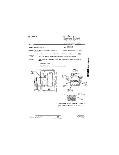 Sony HiFi -   Service Bulletin 286R1  Sony HiFi Service Bulletin HiFi - Sony Service Bulletin 286R1.pdf
