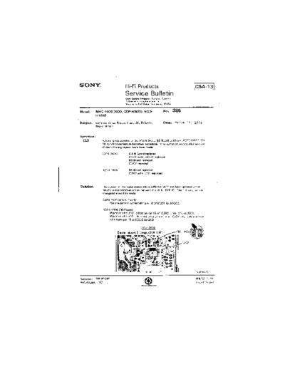 Sony HiFi -   Service Bulletin 386  Sony HiFi Service Bulletin HiFi - Sony Service Bulletin 386.pdf