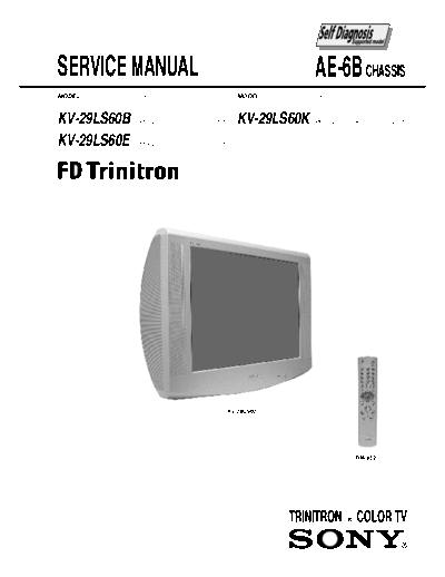 Sony KV-29LS60E-s.m  Sony SONY KV chassis KV-29LS60E-s.m.pdf