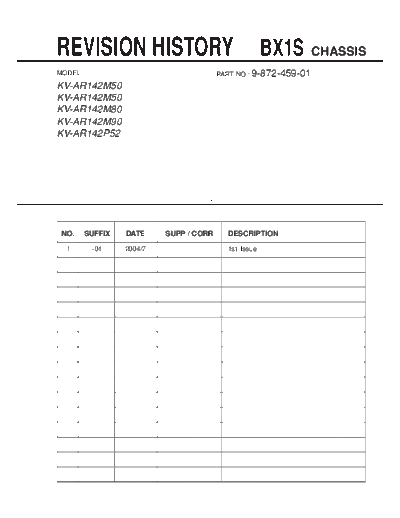 Sony KV-AR142P52  Sony SONY KV chassis KV-AR142P52.pdf