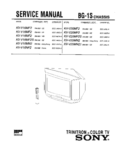 Sony KV-V20MF2 BG1S  Sony SONY KV chassis KV-V20MF2_BG1S.pdf