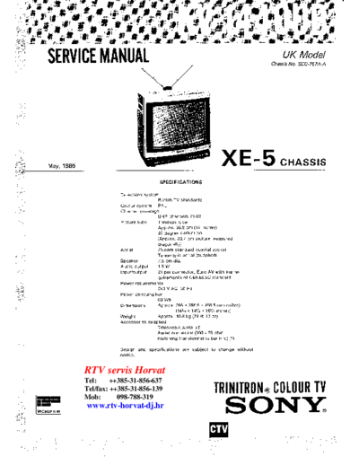 Sony KV1440UB  Sony SONY KV chassis KV1440UB .pdf