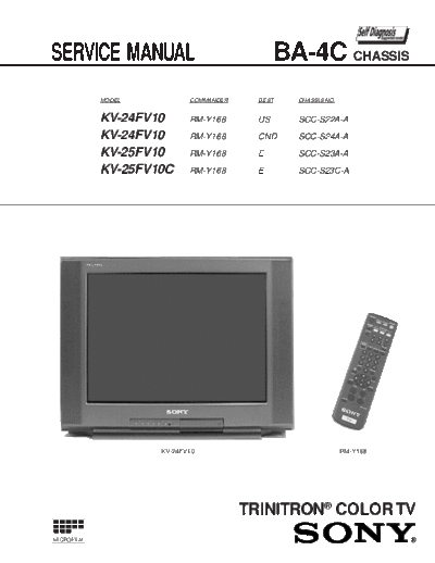 Sony KV24FV10  Sony SONY KV chassis KV24FV10.pdf