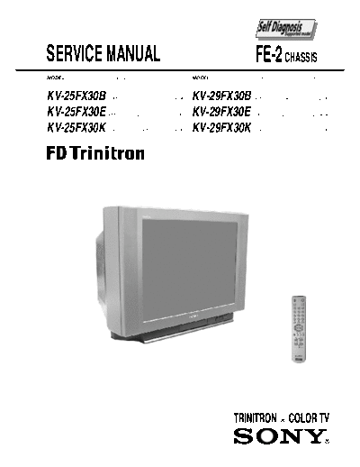 Sony KV29FX30 FE-2  Sony SONY KV chassis KV29FX30_FE-2.pdf