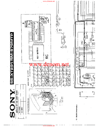 Sony KV-3400D  Sony SONY KV chassis Sony KV-3400D.pdf
