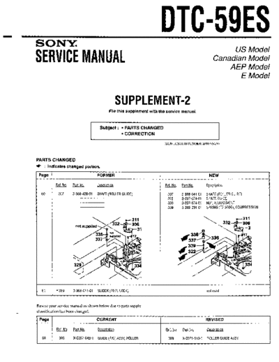 Sony DTC-59ES-supplement-2-id-995730782  Sony Sony-DTC-690 dtc-55es_75es_700_446 DTC-59ES DTC790 TAPE DECK DTC-59ES-supplement-2-id-995730782.pdf