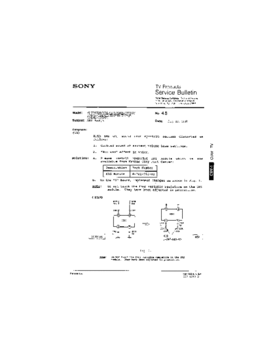 Sony TVP0045  Sony sony tv bulletins sony tv bulletins TVP0045.pdf