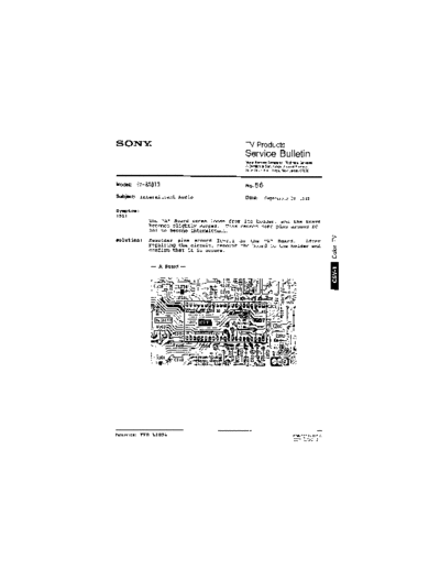 Sony TVP0056  Sony sony tv bulletins sony tv bulletins TVP0056.pdf