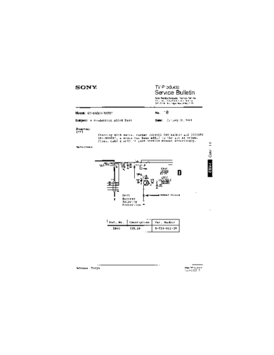 Sony TVP0018  Sony sony tv bulletins sony tv bulletins TVP0018.pdf
