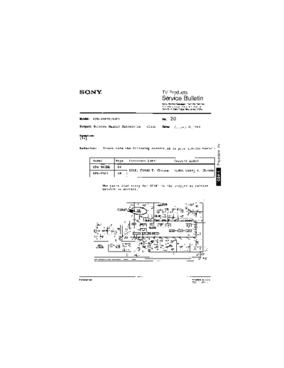 Sony TVP0020  Sony sony tv bulletins sony tv bulletins TVP0020.pdf