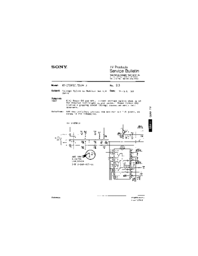 Sony TVP0023  Sony sony tv bulletins sony tv bulletins TVP0023.pdf