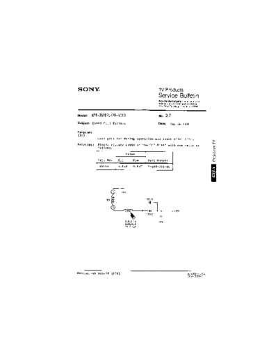 Sony TVP0027  Sony sony tv bulletins sony tv bulletins TVP0027.pdf