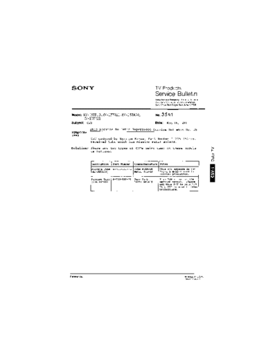 Sony TVP0035  Sony sony tv bulletins sony tv bulletins TVP0035.pdf