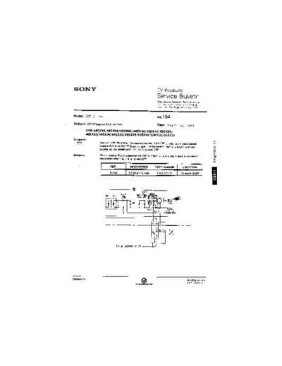 Sony TVP0154  Sony sony tv bulletins sony tv bulletins TVP0154.pdf