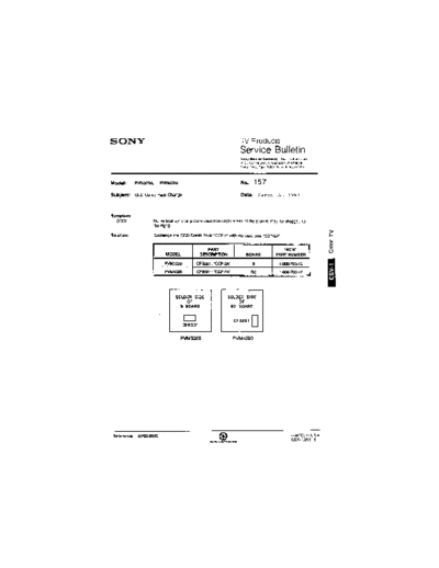 Sony TVP0157  Sony sony tv bulletins sony tv bulletins TVP0157.pdf