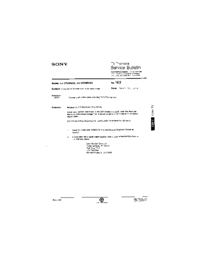 Sony TVP0163  Sony sony tv bulletins sony tv bulletins TVP0163.pdf