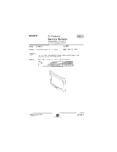 Sony TVP0167  Sony sony tv bulletins sony tv bulletins TVP0167.pdf
