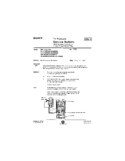 Sony TVP0173  Sony sony tv bulletins sony tv bulletins TVP0173.pdf