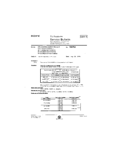 Sony TVP0190  Sony sony tv bulletins sony tv bulletins TVP0190.pdf