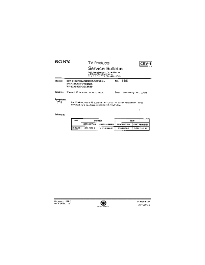 Sony TVP0196  Sony sony tv bulletins sony tv bulletins TVP0196.pdf