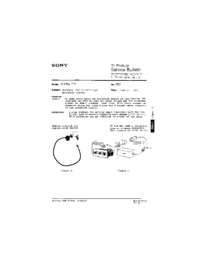 Sony TVP0101  Sony sony tv bulletins sony tv bulletins TVP0101.pdf