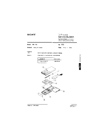 Sony TVP0103  Sony sony tv bulletins sony tv bulletins TVP0103.pdf