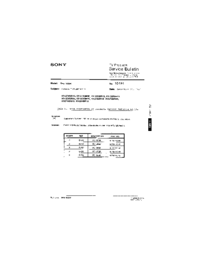 Sony TVP0104  Sony sony tv bulletins sony tv bulletins TVP0104.pdf