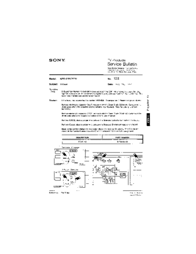 Sony TVP0122  Sony sony tv bulletins sony tv bulletins TVP0122.pdf