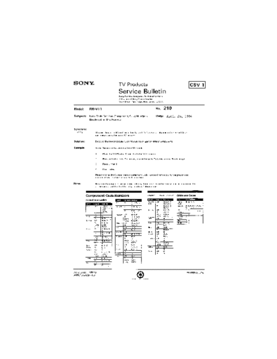 Sony TVP0210  Sony sony tv bulletins sony tv bulletins TVP0210.pdf