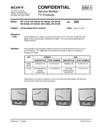 Sony TVP0352  Sony sony tv bulletins sony tv bulletins TVP0352.pdf