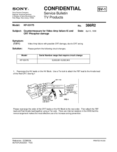 Sony TVP0386  Sony sony tv bulletins sony tv bulletins TVP0386.pdf