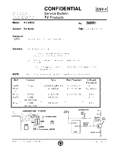 Sony TVP0308  Sony sony tv bulletins sony tv bulletins TVP0308.pdf