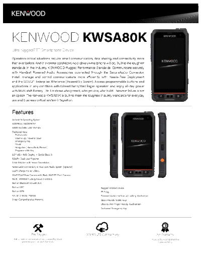 Kenwood KWSA80K Brochure  Kenwood Radios KWSA80K_Brochure.pdf