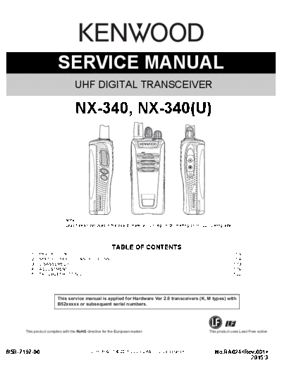 Kenwood NX-340-U RA024 B5B-7197-00  Kenwood Radios NX-340-U_RA024_B5B-7197-00.pdf