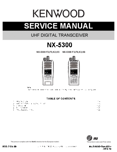 Kenwood NX-5300 RA015 B5B-7154-00  Kenwood Radios NX-5300_RA015_B5B-7154-00.pdf