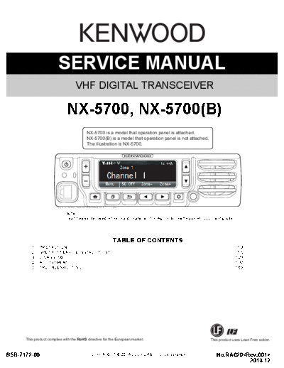 Kenwood NX-5700B RA020 B5B-7172-00  Kenwood Radios NX-5700B_RA020_B5B-7172-00.pdf