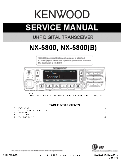 Kenwood NX-5800B RA017 B5B-7161-00  Kenwood Radios NX-5800B_RA017_B5B-7161-00.pdf